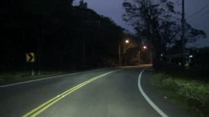 Country Road at Night