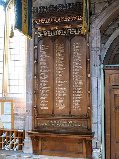 War Memorial in the Church of the Holy Cross, Crediton
