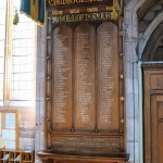 War Memorial in the Church of the Holy Cross, Crediton