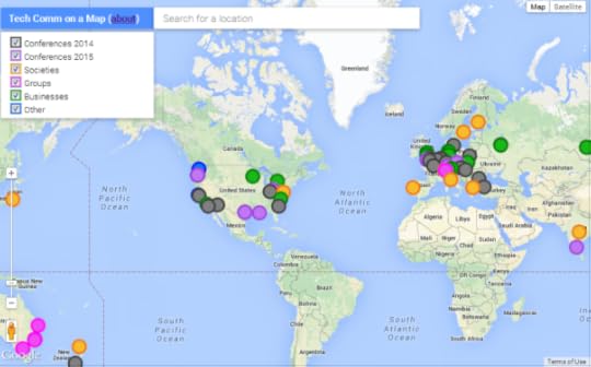 Tech Comm on a Map 2015