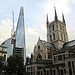 The Shard and Southwark Cathedral