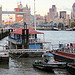 Close-up of Tower Bridge and the City from Bermondsey