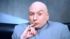 Dr. Evil doing that thing he does with his pinky finger