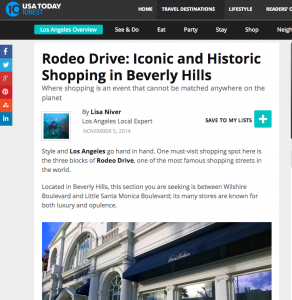 USAToday Rodeo Drive