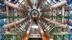 LHC's ATLAS detector, with Alpha Geek | Copyright Maximilien Brice, CERN