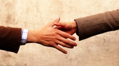 An almost-handshake