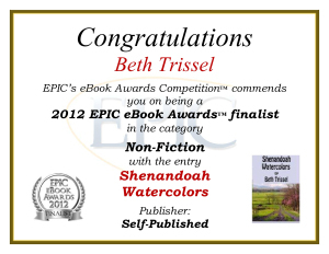 2012 EPIC Ebook Award finalist-nonfiction