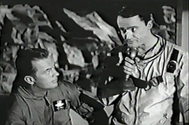 Robert Vaughn (right) in Men Into Space