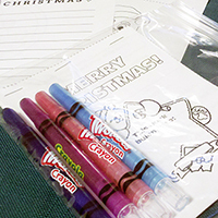 Mini Christmas Coloring Book