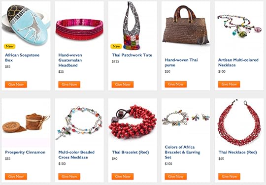 Handcrafted Gifts from the World Vision Gift Catalog