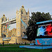 Tower Bridge and the Paralympic screen