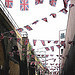 An alley of flags