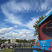 The Olympic screen and the sky