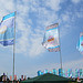 Flags at WOMAD, Friday morning