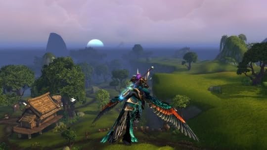 My monk flying over the Krasarang Wilds