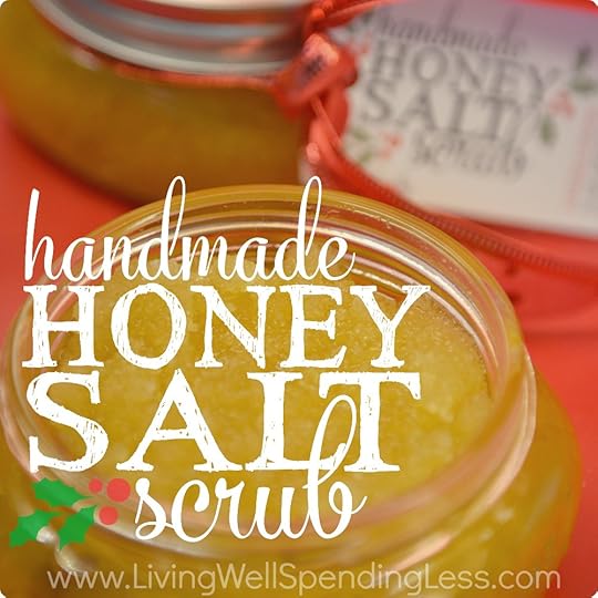 Handmade Honey Salt Scrub