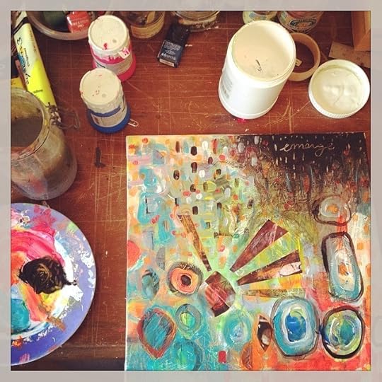 Ritual #life #daringadventuresinpaint #process #painting #art #artsy #studio