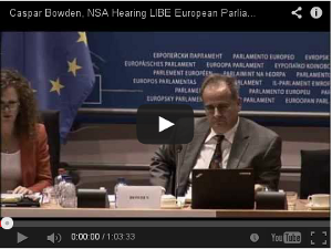 Se EU-parlamentets utfrågning av säkerhetsexperten Caspar Bowden (63 min)