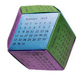 A4 rhombic calendar