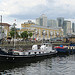 Greenland Dock and Canary Wharf