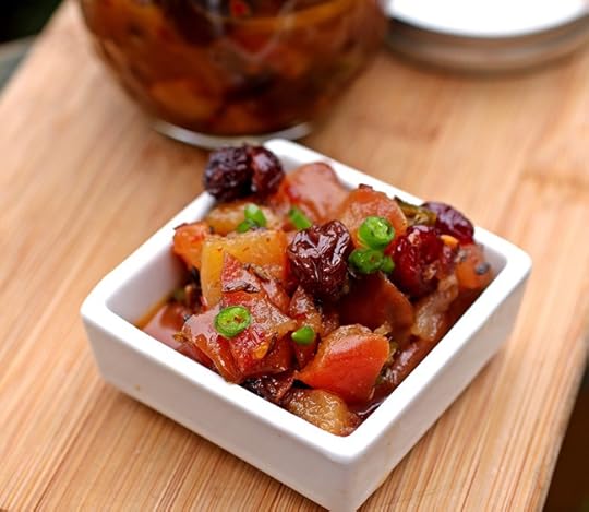 Pear Chutney with Raisins