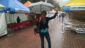 Miami Book Fair rainy first day