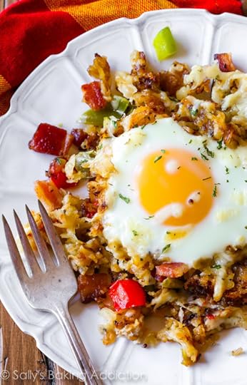 Crisp Hash Breakfast Skillet-- emphasis on the crispy! My secrets to making crunchy, golden brown shredded hash browns. This simple breakfast skillet is full of flavor and texture! 