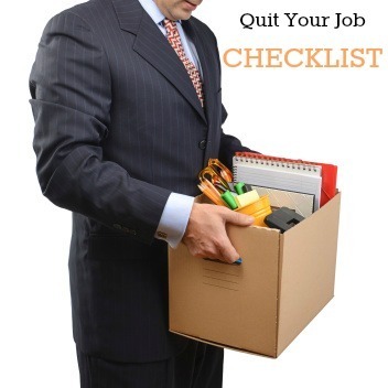 quit your job checklist