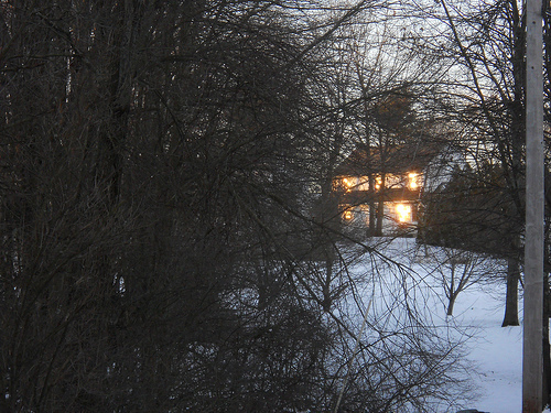 Aflame with the rising sun