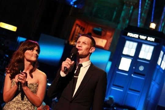 Jenna Coleman and Matt Smith at the 2013 Doctor Who Proms
