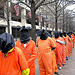 Guantánamo protestors outside FBI HQ