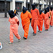 Guantánamo protestors march past FBI HQ