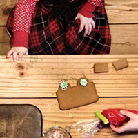 Flat GIngerbread Houses