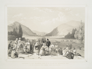 Surrender of Dost Mahommed Kha... Digital ID: 99101. New York Public Library