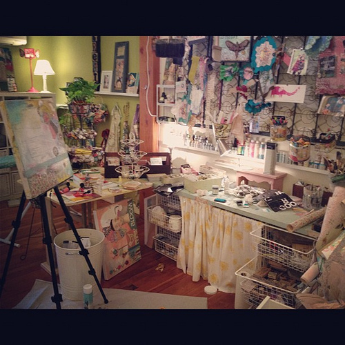 How I left the studio earlier today. #creativemessesrock