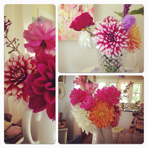 All from our gardens!!!!! Love having these all over house.