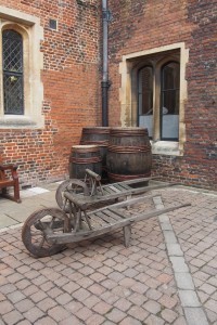 Medieval beer barrels