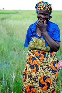 Photograph of woman in Zambia who worked hard to provide for her family and neighbors