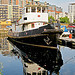 A tug in Poplar Dock Marina