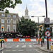 Greenwich and the Olympic traffic barriers
