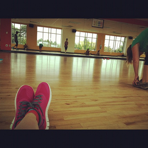 Seriously nervous. #zumbavirgin