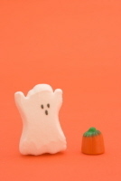 ghost and pumpkin candy