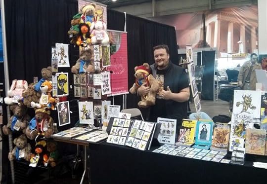 At VA Comic Con before the show begins