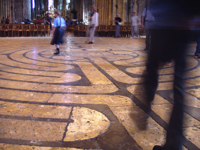 Chartres Labyrinth, photo by Maksim