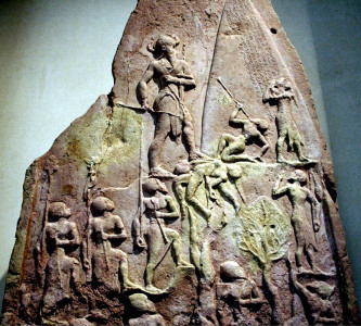 Akkadian victory stele, 2250 BCE
