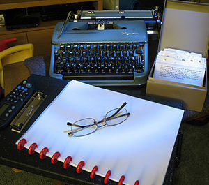 The setup for NaNoWriMo at home, if I need to ...