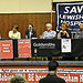 The panel for the Save Lewisham Hospital public meeting