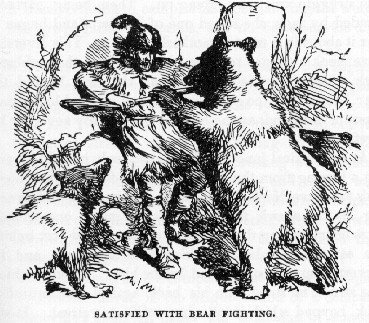 Satisfied with bear fighting