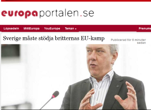 Nu finns det en chans att göra något åt det demokratiska underskottet i EU. Läs debattartikeln hos Europaportalen