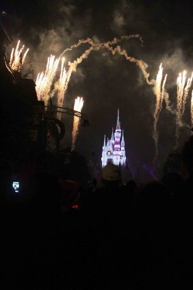 See how far we are from the castle? See those black things blocking the view? They're heads. And there was a solid wall of them taking up the entire space between us and the castle. This is what a 